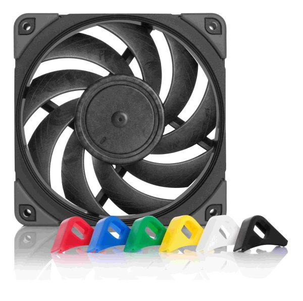 Noctua NF-A12x25 PWM, Premium Quiet Fan, 4-Pin (120mm, Brown) - Black,chromax