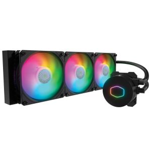 COOLER MASTER MasterLiquid ML240L ARGB V2 Liquid Cooling System - 3 Fan Slots (120 mm),Black,MasterLiquid ML360L ARGB V2