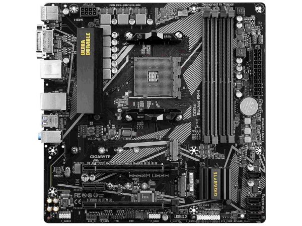 GIGABYTE B550 GAMING X V2 AM4 
 - B550M DS3H