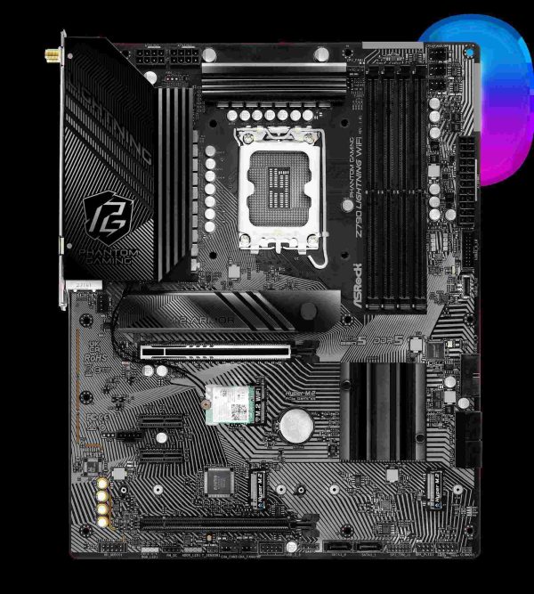ASRock Z790 Lightning WiFi LGA 1700(14th,13th,12th Gen) Intel Z790 SATA 6Gb/s ATX DDR5 1 PCIe 5.0 x16 2.5G LAN WiFi 6E + Bluetooth Motherboards - Intel