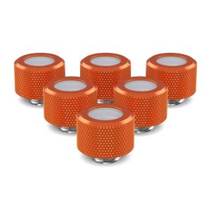 PrimoChill 14mm OD Rigid SX Fitting - 6 Pack - Candy Copper