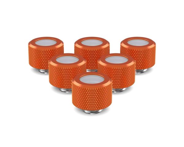 PrimoChill 14mm OD Rigid SX Fitting - 6 Pack - Candy Copper