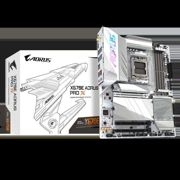 GIGABYTE X670E AORUS MASTER AMD Socket AM5 
 - X670E AORUS PRO X