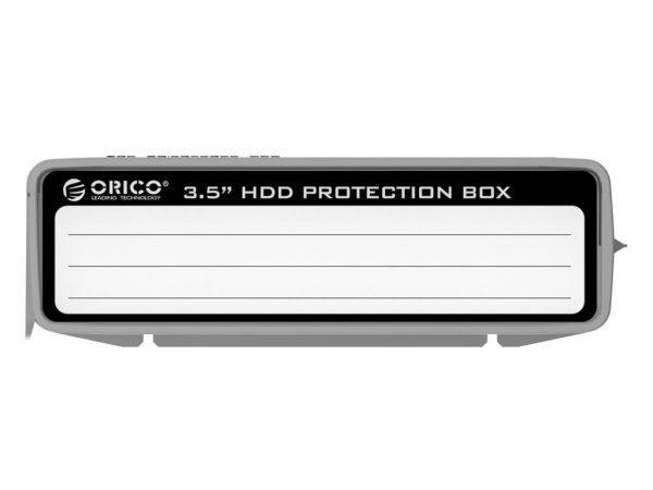 ORICO Hard Disk Drive HDD Protector, 3.5 inch Hard Disk Drive Protective Case/Storage Box  Gray (PHP-35)