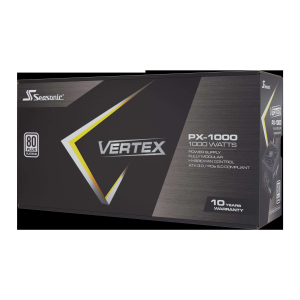 Seasonic VERTEX GX-1000, 1000W 80+ Gold,  ATX 3.0 / PCIe 5.0 Compliant, Full Modular, Fan Control in Fanless, Silent, and Cooling Mode, 12 Years Warranty - ATX 3.0 Platinum (1000W)