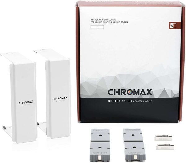 Noctua NA-HC4 chromax.white, Heatsink Cover for NH-D15, NH-D15S & NH-D15 SE-AM4 (White)