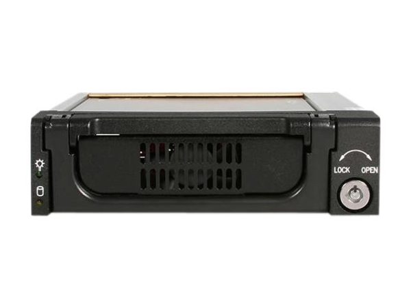Black Aluminum SATA Drive Drawer