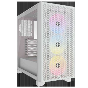 Corsair ATX Mid Tower Black - 3000D RGB (White)