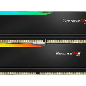 G.SKILL Ripjaws M5 RGB Series 32GB (2 x 16GB) DDR5 6400 (PC5 51200) - DDR5 6000 (PC5 48000),Black