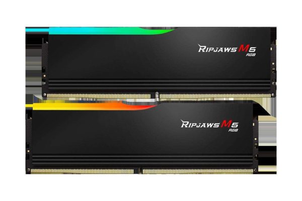 G.SKILL Ripjaws M5 RGB Series 32GB (2 x 16GB) DDR5 6400 (PC5 51200) - DDR5 6000 (PC5 48000),Black