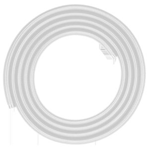 CORSAIR Hydro X Series XT Softline Mesh Tubing - White - Easily Cut to Length - Durable EPDM Rubber - CX-9059012-WW