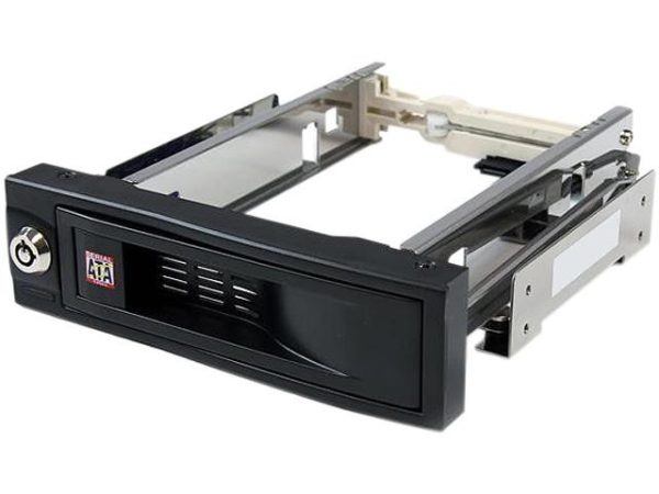 Black Aluminum SATA Drive Drawer - Trayless