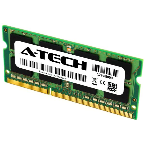 A-Tech 16GB (2x8GB) DDR3 1333MHz SODIMM PC3-10600 2Rx8 Dual Rank 204-Pin CL9 1.5V Non-ECC Unbuffered Notebook Laptop RAM Memory Upgrade Kit