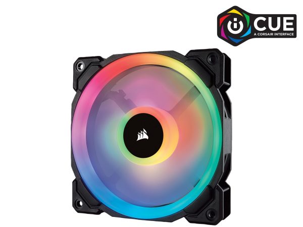 LL120 RGB, 120mm Dual Light Loop RGB LED PWM Fan, Single Pack