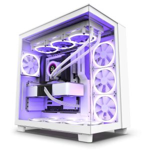 NZXT H9 Flow - All Black - CM-H91FB-01 - Dual-Chamber Mid-Tower Airflow Case - H9 Flow (White)