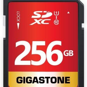 GIGASTONE 16GB SD Card UHS-I U1 Class 10 SDHC Memory Card High-Speed Full HD Video Canon Nikon Sony Pentax Kodak Olympus Panasonic Digital Camera - 256GB,Full HD Video,1-Pack