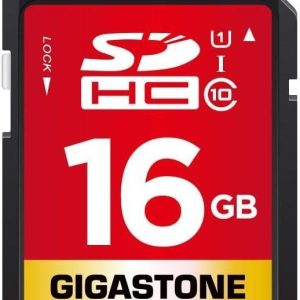 GIGASTONE 16GB SD Card UHS-I U1 Class 10 SDHC Memory Card High-Speed Full HD Video Canon Nikon Sony Pentax Kodak Olympus Panasonic Digital Camera