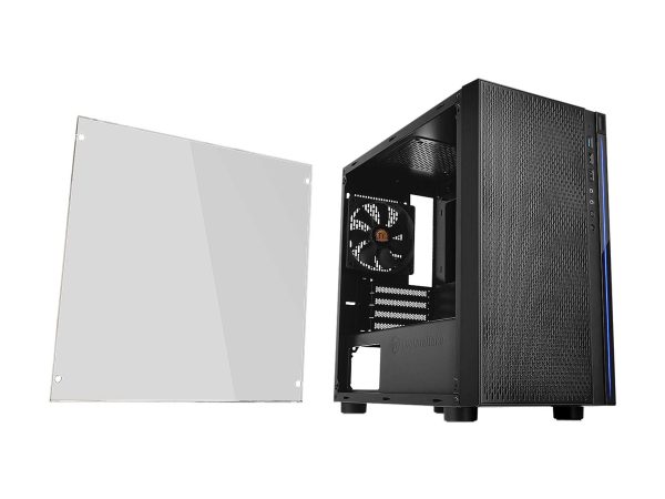 Thermaltake Versa H18 TG Micro Gaming Chassis Black
