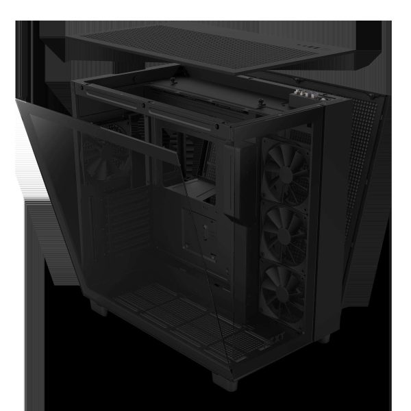 NZXT H9 Flow - All Black - CM-H91FB-01 - Dual-Chamber Mid-Tower Airflow Case