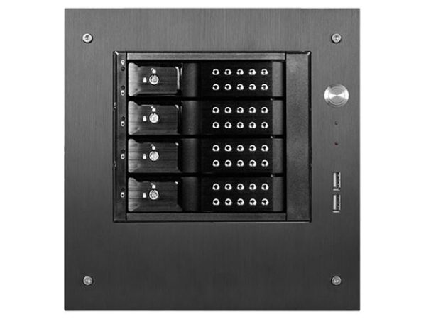 Compact Stylish 3x 5.25" Bay mini-ITX Tower - S-35-DE4BK