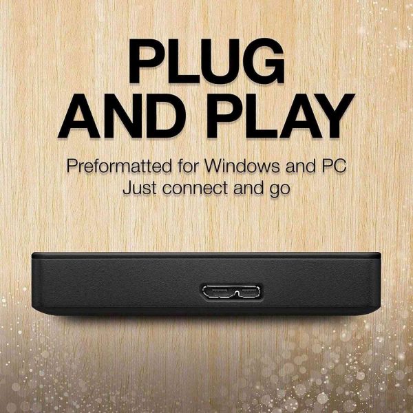 Seagate Portable 2TB External Hard Drive Portable HDD – USB 3.0 for PC, Mac, PS4, & Xbox (STGX2000400)