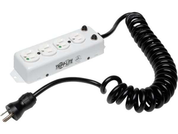 Tripp Lite PS-402-HG-OEM Power Strip - 3' Coiled Cord