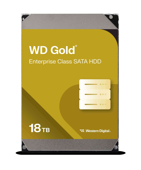 WD Gold 22TB 7200 RPM 3.5" - 18TB