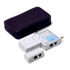 RJ45 RJ11 Crimp Tool with Cable Stripper - Network & USB Cable Tester