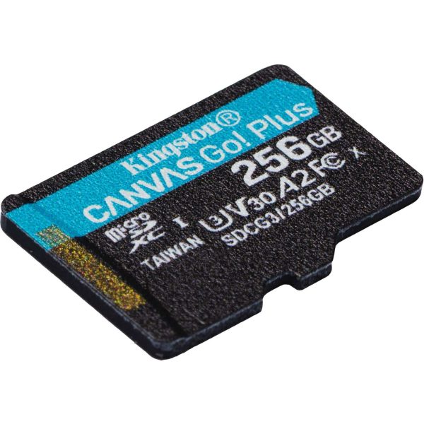 Kingston SDCG3 Canvas Go Plus 256GB SD Memory Card (SDCG3/256GBSP)