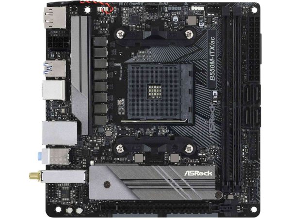 ASRock B550M Pro SE AM4 DDR4 SATA 6Gb/s 1 PCIe 4.0 x16 Micro ATX Motherboard - B550M-ITX/AC