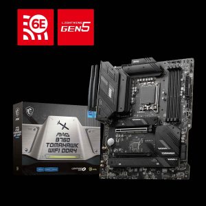 MSI B760 GAMING PLUS WIFI LGA 1700 (280) DDR5 ATX Motherboards - Intel,  SATA 6Gbps, Wi-Fi 6E, Bluetooth 5.3,  7.1 HD Audio, PCIe 4.0 x16, 2.5G LAN - MAG B760 TOMAHAWK WIFI DDR4
