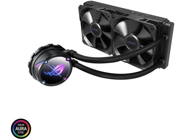 ASUS Liquid Cooling System - 2 Fan Slots (120 mm),Black,ROG STRIX LC II 240