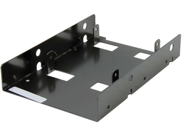 2 x 2.5" to 3.5" Bay Converter - Black