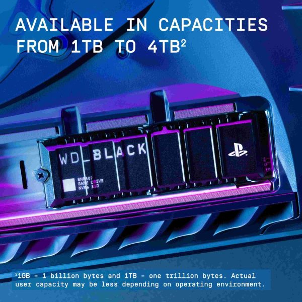 Western Digital WD_BLACK™ SN850P 2TB NVMe™ SSD for PS5™ consoles M.2 2280 PCI-Express 4.0 x4 Internal Solid State Drive (SSD) WDBBYV0020BNC-WRSN