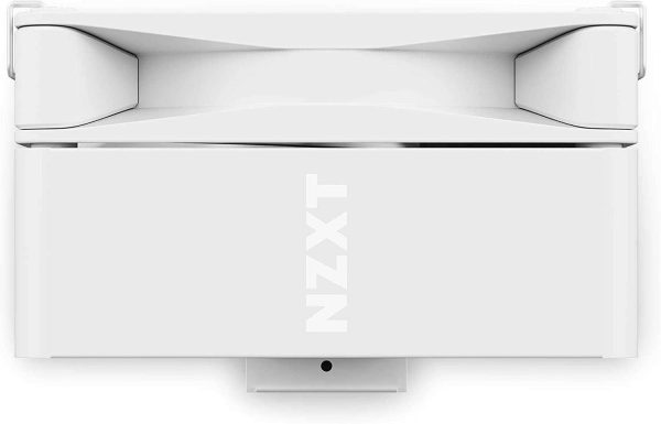 NZXT T120 CPU Air Cooler - RC-TN120-W1 - CPU Liquid Cooler - Conductive Copper Pipes - Fluid Dynamic Bearings - AMD and Intel Compatibility - White
