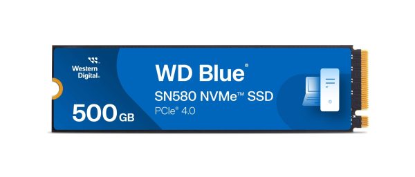 Western Digital WD_Blue SN580 M.2 2280 2TB PCI-Express 4.0 x4 TLC Internal Solid State Drive (SSD) WDS200T3B0E - 500GB