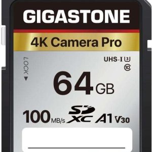 GIGASTONE 16GB SD Card UHS-I U1 Class 10 SDHC Memory Card High-Speed Full HD Video Canon Nikon Sony Pentax Kodak Olympus Panasonic Digital Camera - 64GB,4K Camera Pro,1-Pack
