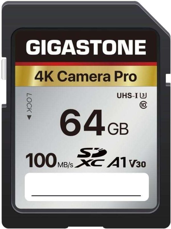 GIGASTONE 16GB SD Card UHS-I U1 Class 10 SDHC Memory Card High-Speed Full HD Video Canon Nikon Sony Pentax Kodak Olympus Panasonic Digital Camera - 64GB,4K Camera Pro,1-Pack