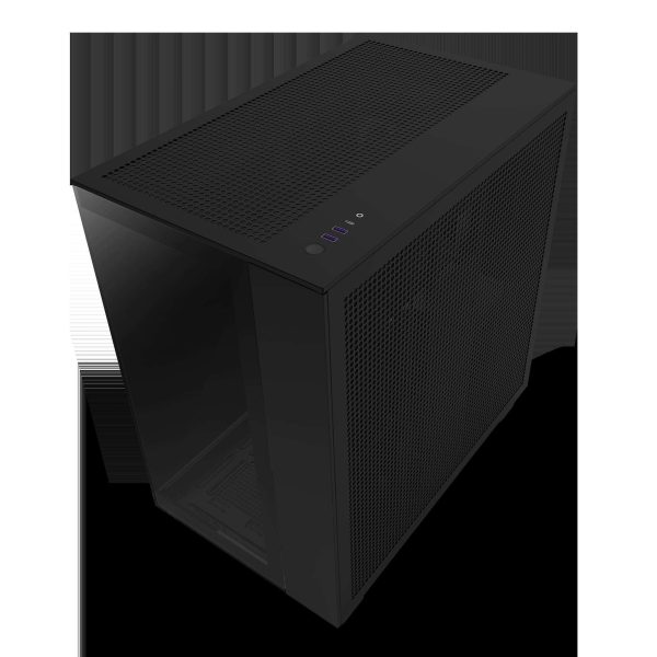 NZXT H9 Flow - All Black - CM-H91FB-01 - Dual-Chamber Mid-Tower Airflow Case