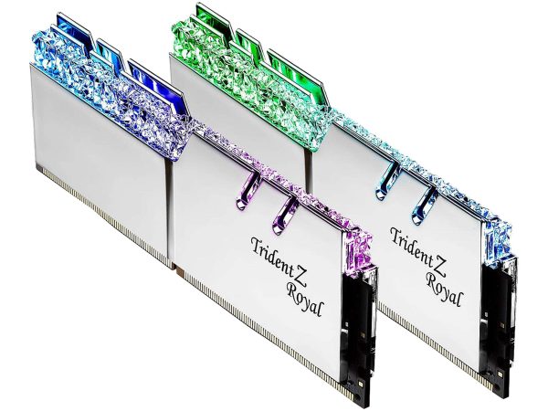G.SKILL Trident Z Royal Series 32GB (2 x 16GB) DDR4 3200 (PC4 25600) - 16GB (2 x 8GB),DDR4 3000 (PC4 24000),16,Silver