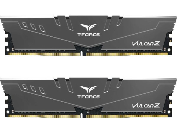 Team T-FORCE VULCAN Z 16GB (2 x 8GB) DDR4 3600 (PC4 28800) - 16GB (2 x 8GB),DDR4 3200 (PC4 25600),16,Gray,16-18-18-38