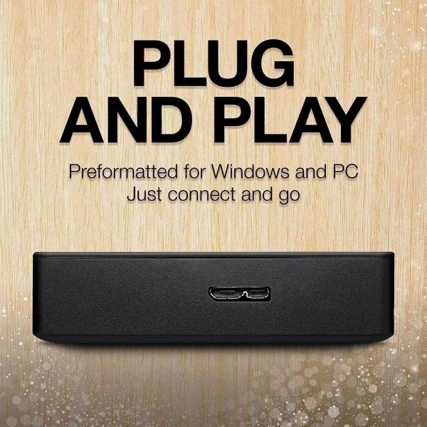Seagate Portable 2TB External Hard Drive Portable HDD – USB 3.0 for PC, Mac, PS4, & Xbox (STGX2000400)
