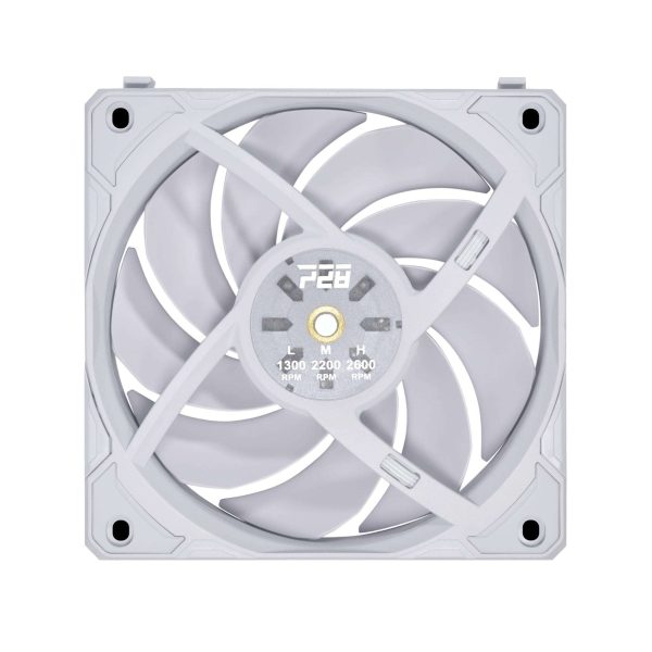 LIAN LI UNI Fan P28 120 White  3x 12cm Fan Pack with a Fan Speed Controller -- UF-P28120-3W