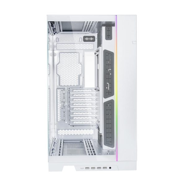 LIAN LI O11 Dynamic EVO XL O11DEXL White Aluminum / Steel / Tempered Glass ATX Mid Tower Computer Case ----- O11DEXL-W