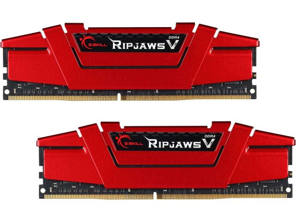 G.SKILL Ripjaws V Series 32GB (2 x 16GB) DDR4 3200 (PC4 25600) - 32GB (2 x 16GB),DDR4 3200 (PC4 25600),16,Red