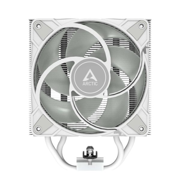 Freezer 36 A-RGB (White) – White CPU Cooler for Intel Socket LGA1700 and AMD Socket AM4, AM5, Direct touch technology, duo 12cm Pressure Optimized Fan with A-RGB lighting in push pull configuration