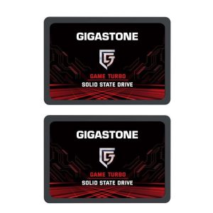 Gigastone 1TB 2.5" Internal SSD, 3D NAND Solid State Drive, SATA III 6Gb/s 2.5 inch 7mm (0.28), Read up to 560MB/s - 256GB (2 Pack)