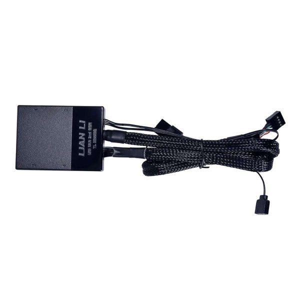 Lian Li UNI FAN TL LCD  Reverse Blade 120 RGB 3 pcs Pack Black Color ( controller included)- 12RTLLCD3B