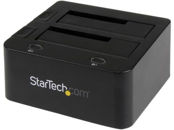 StarTech.com USB 3.1 Gen 2 (10Gbps) Dual-Bay Dock for 2.5"/3.5" SATA SSD/HDDs with UASP - 2 Bay,USB 3.0 (SATA / IDE)