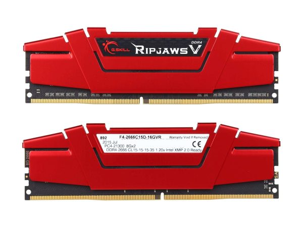 G.SKILL Ripjaws V Series 16GB (2 x 8GB) DDR4 2666 (PC4 21300)